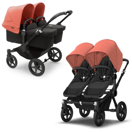 Коляска для двойни Bugaboo Donkey 5 Twin Black